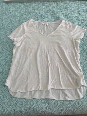 Bella Dahl Girls Size 14 White Tee Shirt